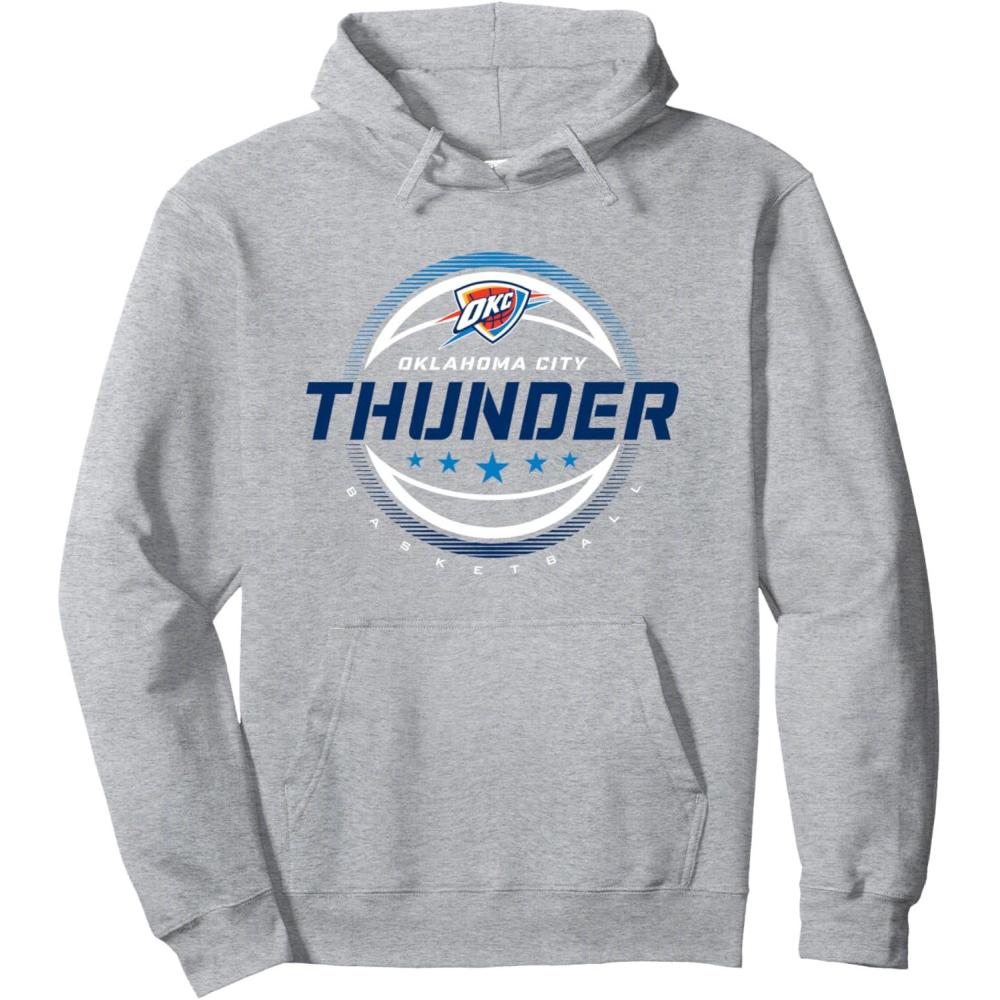imageNBA Oklahoma City Thunder The Rock Pullover HoodieHeather Grey