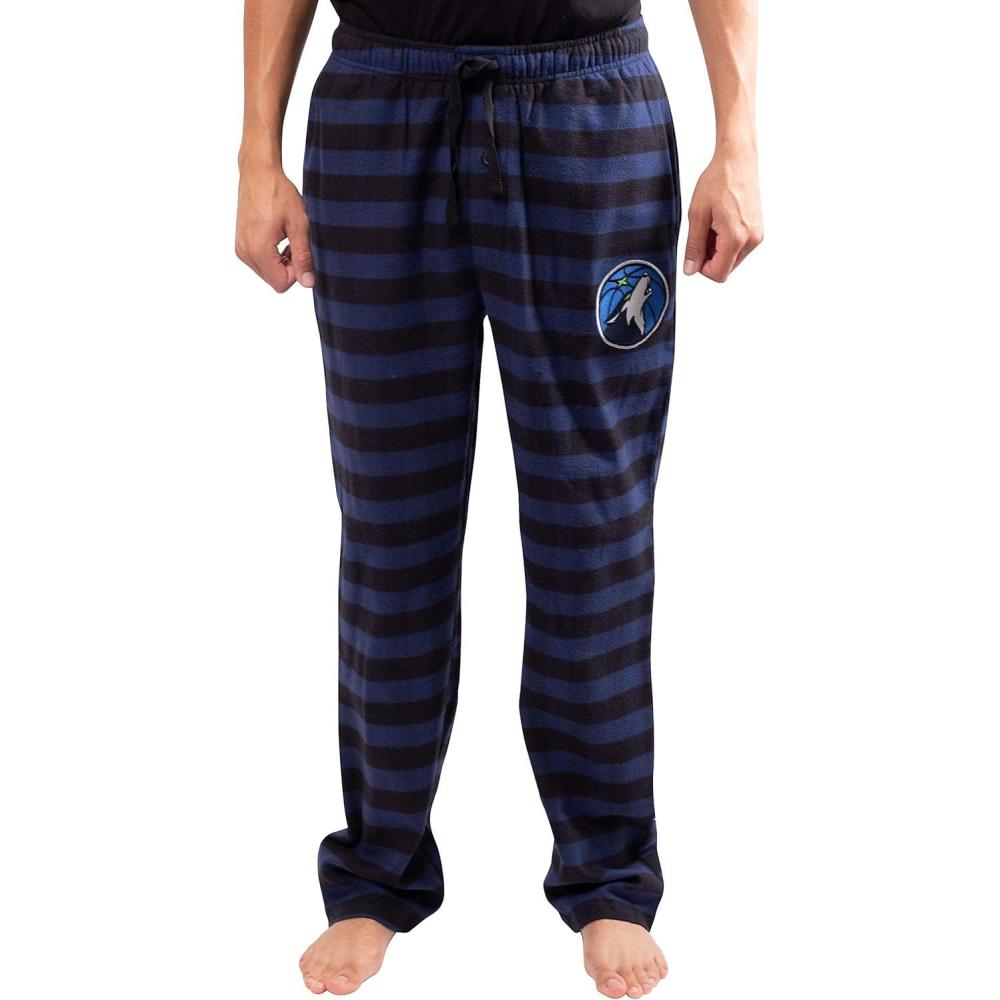 imageUltra Game Mens NBA Official Sleepwear Super Soft Flannel Pajama Loungewear PantsMinnesota Timberwolves