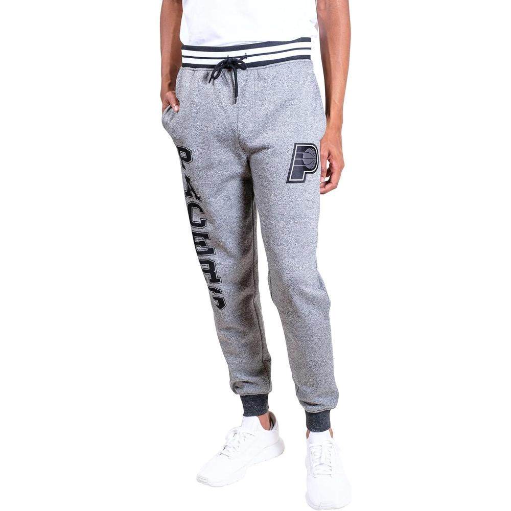 imageUltra Game Mens NBA Official Soft Fleece Active Jogger SweatpantsIndiana Pacers