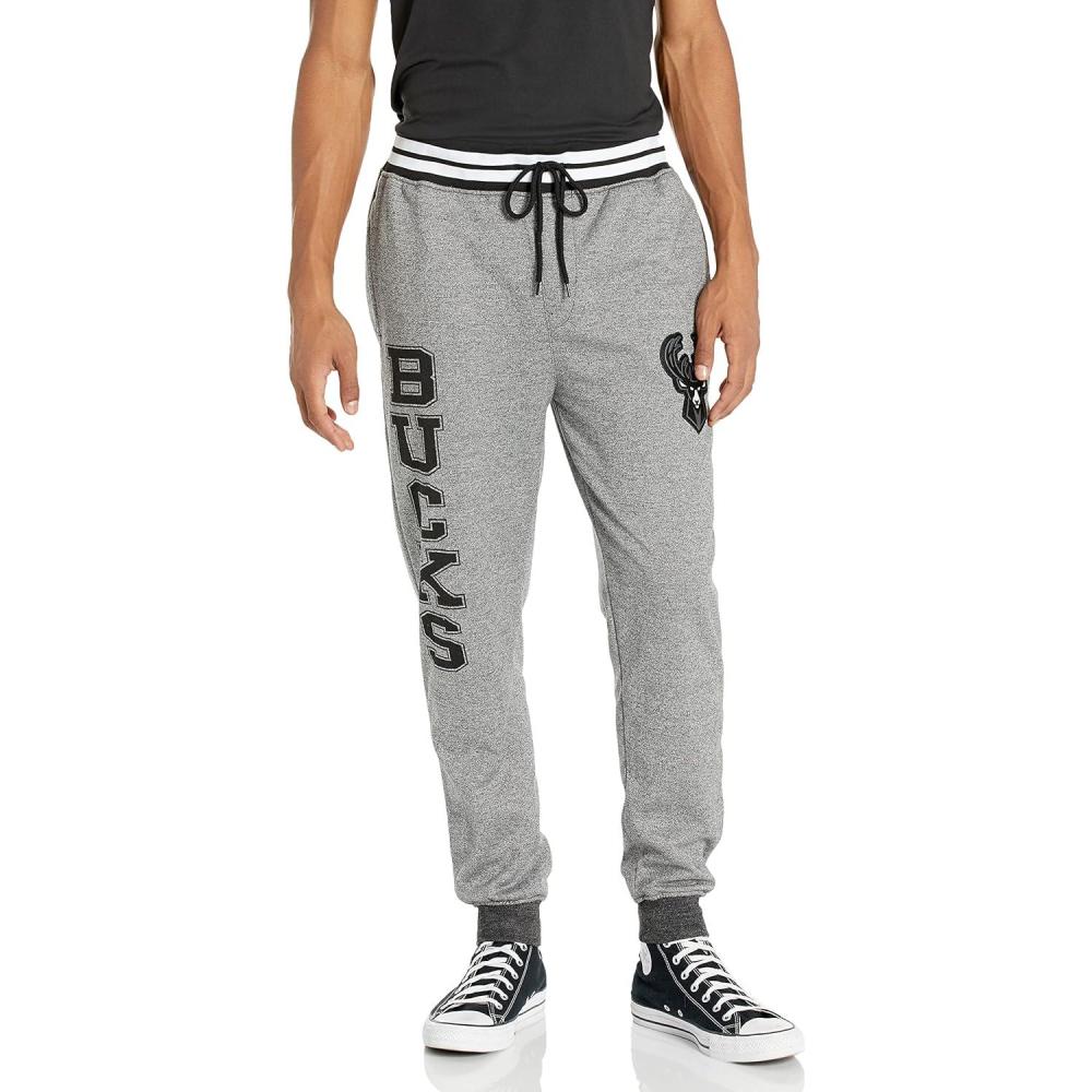 imageUltra Game Mens NBA Official Soft Fleece Active Jogger SweatpantsMilwaukee Bucks