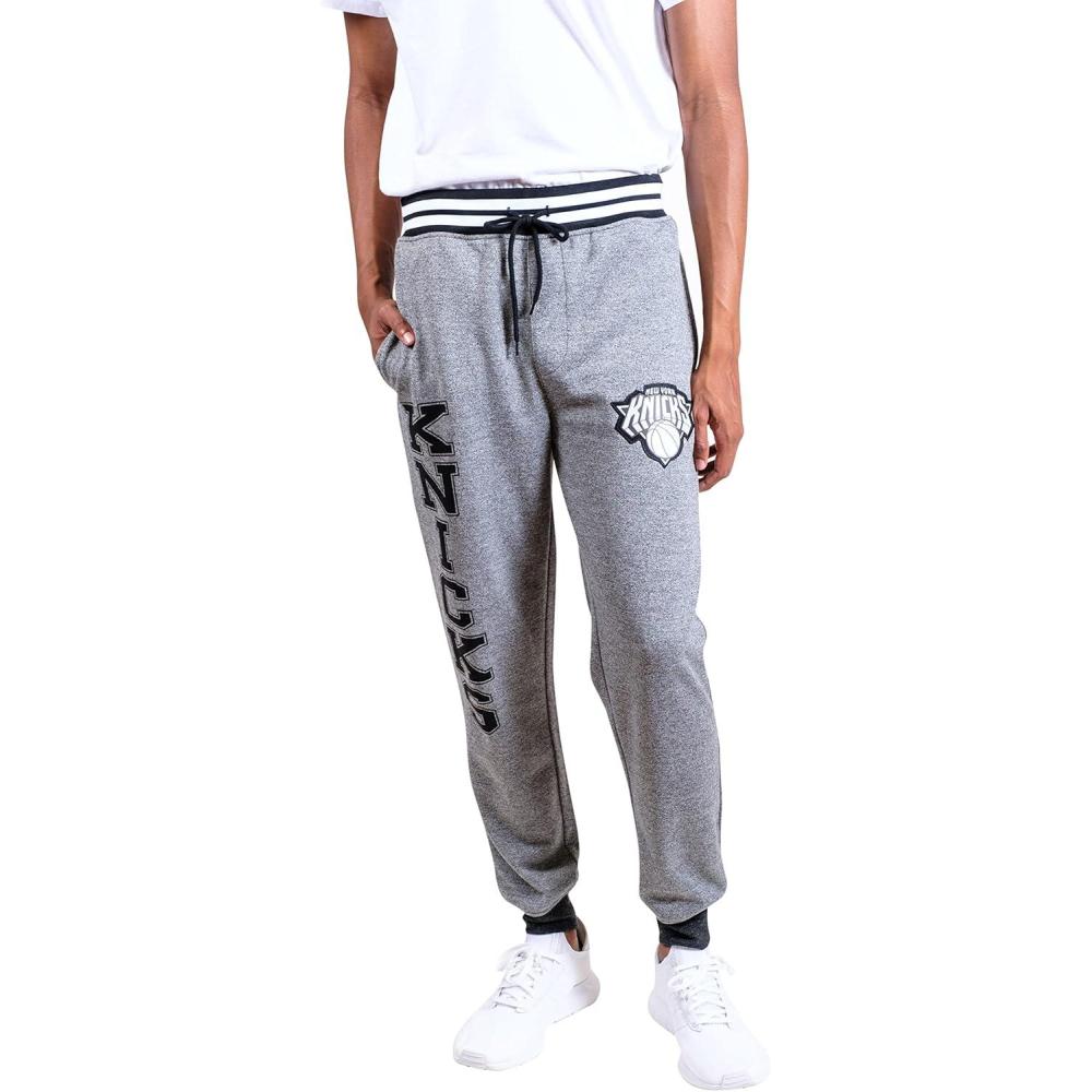 imageUltra Game Mens NBA Official Soft Fleece Active Jogger SweatpantsNew York Knicks