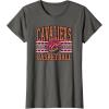 Cleveland Cavaliers NBA Adult Unisex Grey X-Small Classic Crew Neck Short Sleeve T-Shirt(Asphalt Grey)