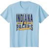 Indiana Pacers NBA Nonstop Action T-Shirt, Men’s Black Small(Baby Blue)