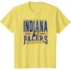 Indiana Pacers NBA Nonstop Action T-Shirt, Men’s Black Small(Lemon Yellow)
