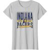 Indiana Pacers NBA Nonstop Action T-Shirt, Men’s Black Small(Silver Grey)