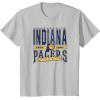 Indiana Pacers NBA Nonstop Action T-Shirt, Men’s Black Small(Silver Grey)