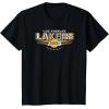 LOS ANGELES LAKERS NBA Los Angeles Lakers El Dorado Black Small Straight T-Shirt(Black)