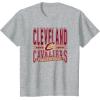 NBA Cleveland Cavaliers Nonstop Action T-Shirt(Heather Grey)