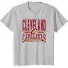 NBA Cleveland Cavaliers Nonstop Action T-Shirt(Silver Grey)