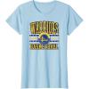 NBA Golden State Warriors Courtside T-Shirt(Baby Blue)