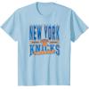 NBA New York Knicks Nonstop Action T-Shirt(Baby Blue)