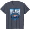 NBA Oklahoma City Thunder Homecourt Advantage T-Shirt(Heather Blue)