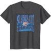 NBA Oklahoma City Thunder Nonstop Action T-Shirt(Dark Heather Grey)