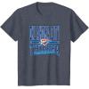 NBA Oklahoma City Thunder Nonstop Action T-Shirt(Heather Blue)