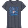 NBA Oklahoma City Thunder Nonstop Action T-Shirt(Heather Blue)