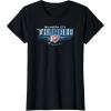 Oklahoma City Thunder Black NBA T-Shirt, Men’s Small, Short Sleeve, Crew Neck, Classic Fit, Polyester 100%(Black)