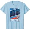 Oklahoma City Thunder T-Shirt, Black, Small, Unisex, Short Sleeve, Classic, NBA Team Breakaway T-Shirt(Baby Blue)