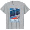 Oklahoma City Thunder T-Shirt, Black, Small, Unisex, Short Sleeve, Classic, NBA Team Breakaway T-Shirt(Heather Grey)