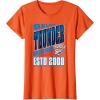 Oklahoma City Thunder T-Shirt, Black, Small, Unisex, Short Sleeve, Classic, NBA Team Breakaway T-Shirt(Orange)