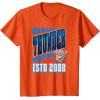 Oklahoma City Thunder T-Shirt, Black, Small, Unisex, Short Sleeve, Classic, NBA Team Breakaway T-Shirt(Orange)