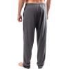Ultra Game Men NBA Official Sleepwear Super Soft Pajama Loungewear Pants(Heather Charcoal)