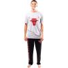 Ultra Game Men’s NBA Official 2-Piece Super Soft Tee Shirt & Lounge Pants Set(Chicago Bulls)