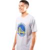 Ultra Game Men’s NBA Official 2-Piece Super Soft Tee Shirt & Lounge Pants Set(Golden State Warriors)