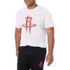 Ultra Game Men’s NBA Official 2-Piece Super Soft Tee Shirt & Lounge Pants Set(Houston Rockets)