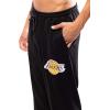 Ultra Game Men’s NBA Official 2-Piece Super Soft Tee Shirt & Lounge Pants Set(Los Angeles Lakers)