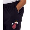 Ultra Game Men’s NBA Official 2-Piece Super Soft Tee Shirt & Lounge Pants Set(Miami Heat)