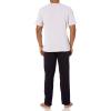 Ultra Game Men’s NBA Official 2-Piece Super Soft Tee Shirt & Lounge Pants Set(Miami Heat)