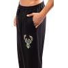 Ultra Game Men’s NBA Official 2-Piece Super Soft Tee Shirt & Lounge Pants Set(Milwaukee Bucks)