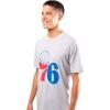 Ultra Game Men’s NBA Official 2-Piece Super Soft Tee Shirt & Lounge Pants Set(Philadelphia 76ers)