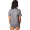 Ultra Game Men’s NBA Official Arched Plexi Short Sleeve Tee Shirt(Heather Gray)