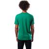 Ultra Game Men’s NBA Official Brushed Reflective Logo Tee Shirt(Kelly Green)