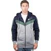 Ultra Game Men’s NBA Official Full Zip Hoodie Sweatshirt(Navy)