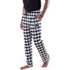 Ultra Game Men’s NBA Official Sleepwear Super Soft Flannel Pajama Loungewear Pants(Brooklyn Nets)