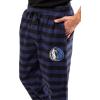 Ultra Game Men’s NBA Official Sleepwear Super Soft Flannel Pajama Loungewear Pants(Dallas Mavericks)
