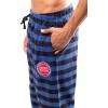 Ultra Game Men’s NBA Official Sleepwear Super Soft Flannel Pajama Loungewear Pants(Detroit Pistons)