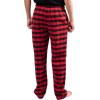 Ultra Game Men’s NBA Official Sleepwear Super Soft Flannel Pajama Loungewear Pants(Houston Rockets)