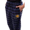 Ultra Game Men’s NBA Official Sleepwear Super Soft Flannel Pajama Loungewear Pants(Indiana Pacers)