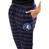 Ultra Game Men’s NBA Official Sleepwear Super Soft Flannel Pajama Loungewear Pants(Minnesota Timberwolves)