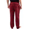 Ultra Game Men’s NBA Official Sleepwear Super Soft Flannel Pajama Loungewear Pants(Toronto Raptors)