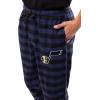 Ultra Game Men’s NBA Official Sleepwear Super Soft Flannel Pajama Loungewear Pants(Utah Jazz)