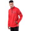 Ultra Game Men’s NBA Official Super Soft Quarter Zip Sweatshirt with Zipper Pockets(Team Color)