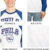 Ultra Game Men’s NBA Official Super Soft Raglan Baseball T-Shirt(Team Color)