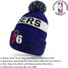 Ultra Game Men’s NBA Official Super Soft Winter Beanie Hat with Extra Warm Touch Screen Gloves(Team Color)