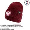 Ultra Game Men’s NBA Official Super Soft Winter Beanie Knit Hat with Extra Warm Touch Screen Gloves(Team Color)