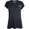 Ultra Game Women’s NBA Official V-Neck Rhinestone Short Sleeve Tee Shirt(Charcoal)