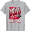 Houston Rockets NBA Breakaway T-Shirt – Men’s Black Small Classic Fit Short Sleeve Crew Neck T-Shirt(Heather Grey)
